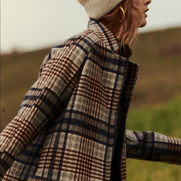 PRICE DROP Greylin Austar Plaid Check Coat - Picture 3 of 7